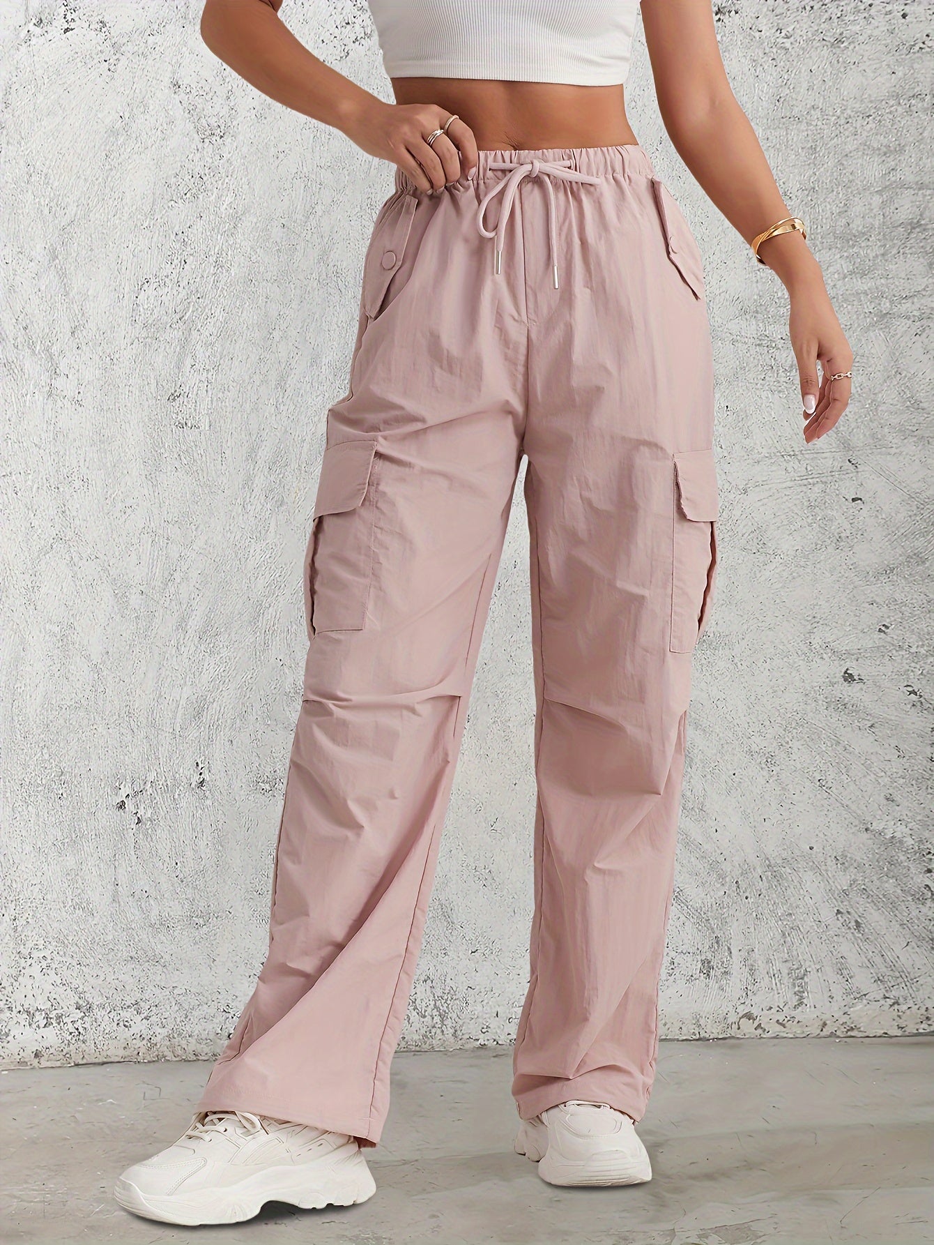 Harlow - High Waist Cargo Pants