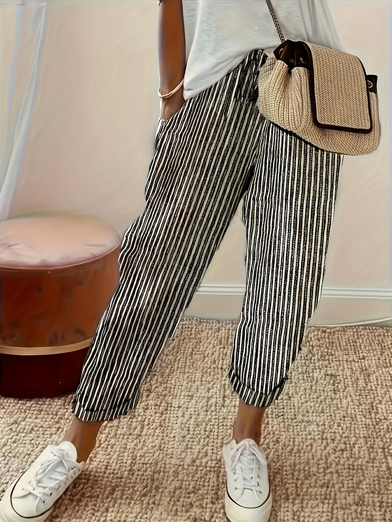 Noa - Relaxed Stripe Pants