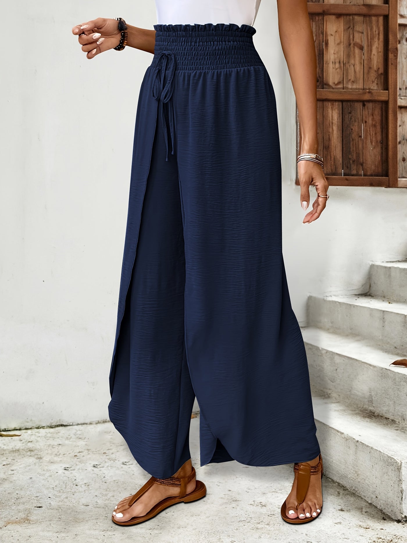 Verona - Flow Split-Leg Trousers