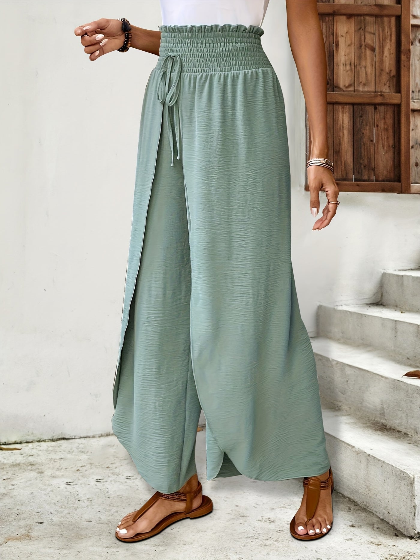 Verona - Flow Split-Leg Trousers