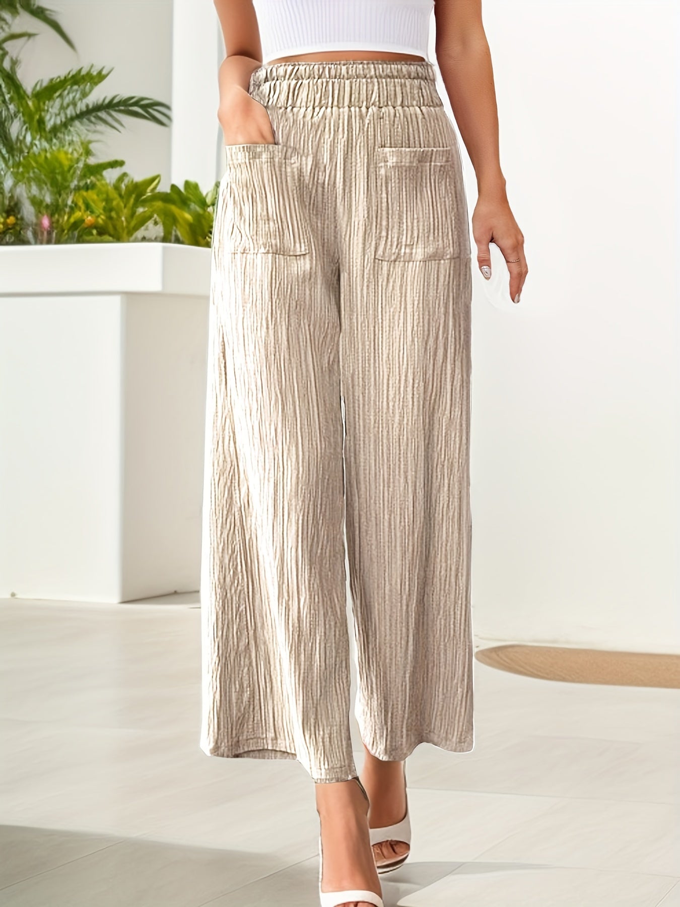 Elyse - Woven Tapered Trousers