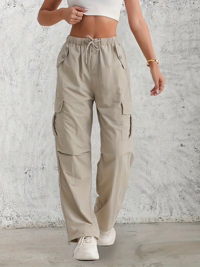 Harlow - High Waist Cargo Pants