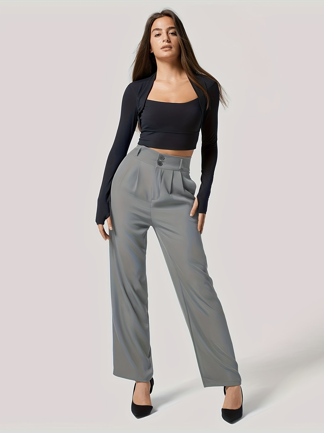 Vesper - Women's Modern Pleated Pants