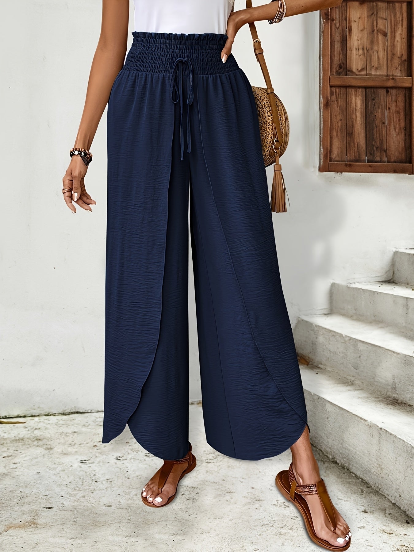 Verona - Flow Split-Leg Trousers