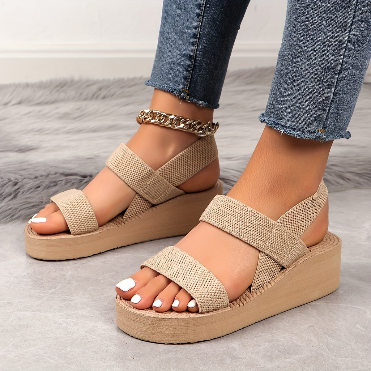 Serena - Summer Wedge Sandals