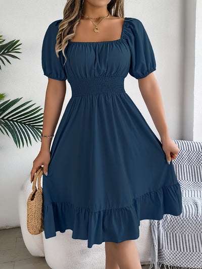 Elara - Flowy Ruffle Dress